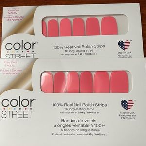 Color Street nail strips-Caribbean Coral